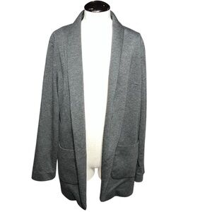 Hollister blazer jacket gray small oversized business casual office preppy fall